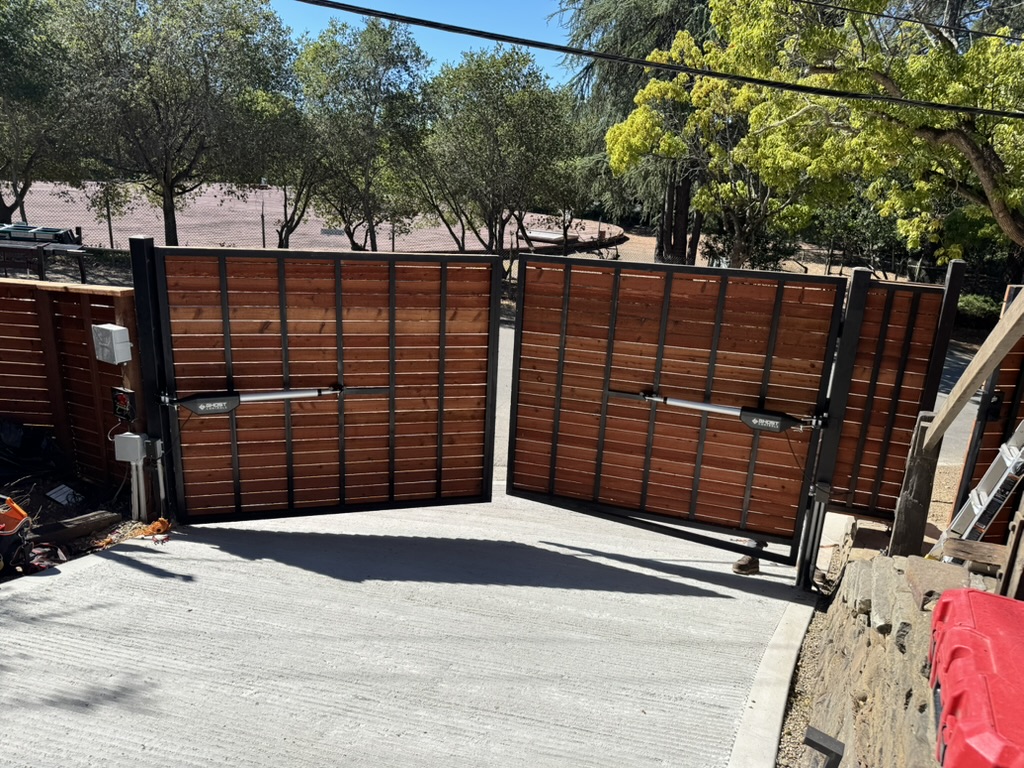Automatic gate installed by GXP Automatic Gate Systems